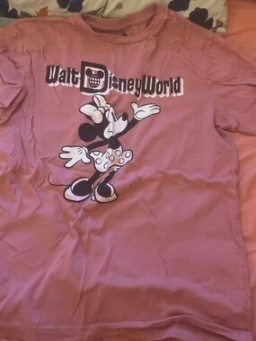 Disney Minnie Mouse Mauve Pink Graphic Tee